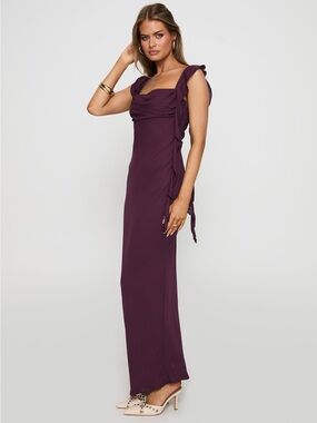 Princess Polly • NWT Ruffled Tie-Shoulder Maxi Dress